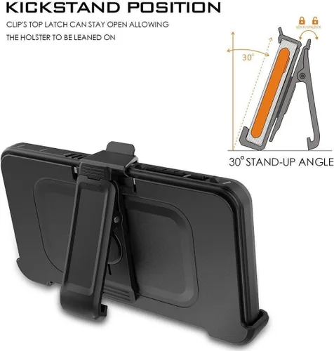 Miniatura 3 de HIQUE Defender - Funda para Samsung Galaxy Note 9, sin protector de pantalla, resistente, protección contra caídas, híbrida de poliuretano Azul