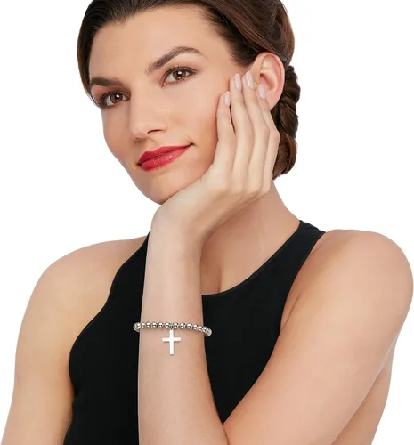 Miniatura 2 de Ross-Simons Pulsera bolo de plata de ley italiana, Plata de ley, no conocido