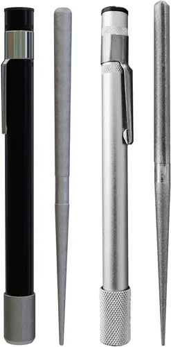 Miniatura 8 de Wamery Afilador de cuchillos dentado – Afilador retráctil de bolsillo de barra de diamante para cuchillas dentadas y rectas – Herramienta de afilado