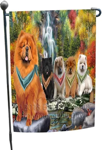 Miniatura 30 de Doggie of the Day Chow Chow Dogs Garden Flags - 4th of July Independence Day - Double Sided- Yard Porch Lawn Spring Decorative Gift - Home Decor 12