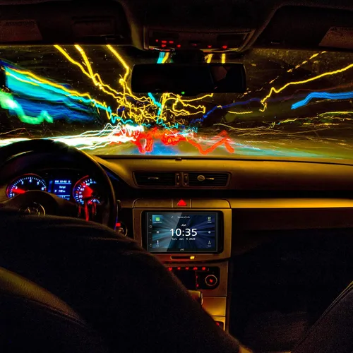 Miniatura 6 de JVC KW-M56BT Apple CarPlay Android Auto Reproductor multimedia con pantalla táctil capacitiva de 6.8 pulgadas, audio Bluetooth y llamadas manos