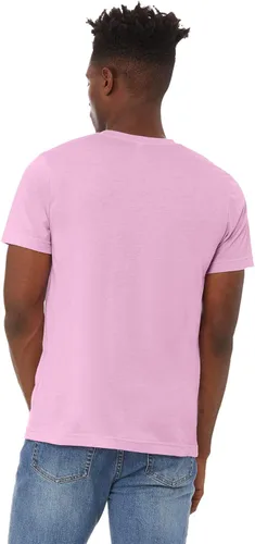 Miniatura 2 de Bella + Canvas - Camiseta de manga corta unisex con cuello redondo, 3413c, L, Lila