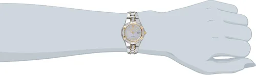 Miniatura 2 de Reloj Seiko para mujer SUT068 "Solar Classic" con diamantes en dos tonos, de acero inoxidable