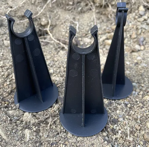 Miniatura 11 de Sandbaggy Silla de plástico con barras de refuerzo, se adapta a barras de refuerzo #3 a #5, construcción resistente, elección preferida