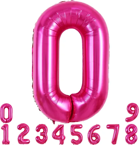 Miniatura 110 de TONIFUL 40 Inch Pastel Blue Number 8 Foil Balloons Large Mylar Foil Digital 8 Balloons for 8th Birthday, Gender Neutral Party, Baby Shower, Oro rosa