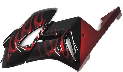 Miniatura 7 de Kit de carenado de plástico ABS apto para Honda CBR1000RR 2004 2005 carenados de inyección negro con carrocería de llama roja Strong & Durable ABS