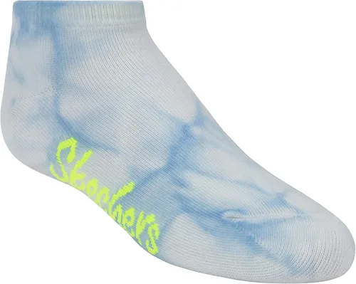 Miniatura 3 de Skechers Pack de 6 calcetines de corte bajo para niñas + 3 lazos para el cabello