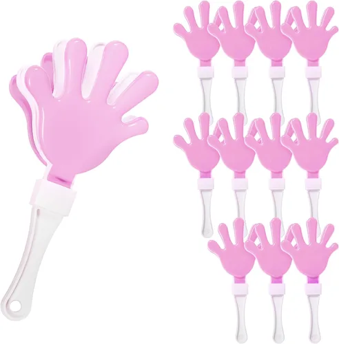Miniatura 17 de Windy City Novelties Paquete de 12 mini pinzas de mano de 7 pulgadas, ruidosos de plástico para juegos deportivos, rallyes de pep, portones traseros