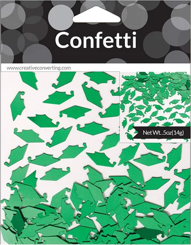 Miniatura 3 de Creative Converting 24021 Mortero verde Conffetti de graduación, 1 paquete