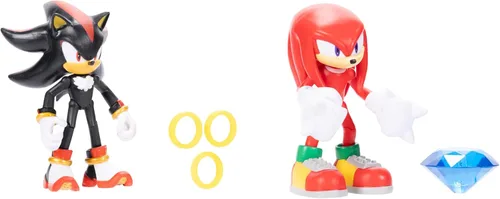 Miniatura 3 de Sonic, el erizo - Pack de 2 figuras de acción de 4 in de Knuckles y Shadow