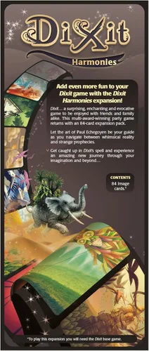 Miniatura 3 de Dixit Harmonies Juego de mesa EXPANSIÓN Juego de narración de historias para niños y adultos Divertido juego de mesa familiar Juego creativo