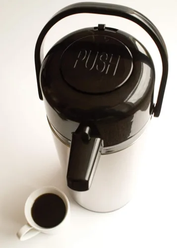 Miniatura 2 de Service Ideas ECA30S Eco-Air Airpot con tapa de bomba, 3.0L, revestido de vidrio