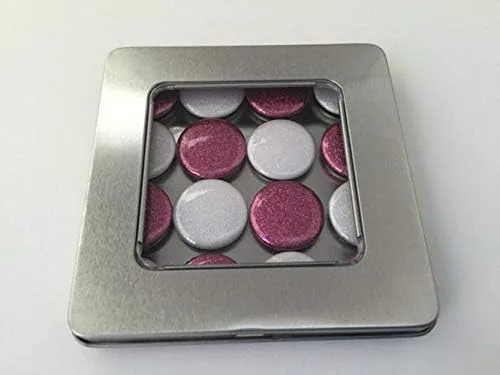 Miniatura 3 de Pink and White Glitter Magnet Set