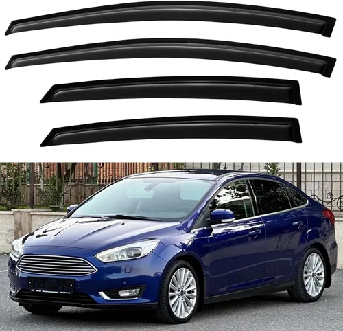 Miniatura 191 de YQAUTEC Viseras de Ventana Protectores de Lluvia para Honda Civic 2022 2023 2024 2025 2026, Deflectores de Viento de Ventilación de Ventana Fuera