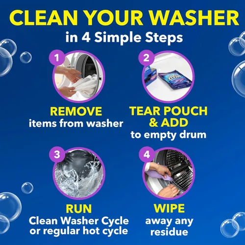 Miniatura 5 de OxiClean - Limpiador de lavadora con olor, 4