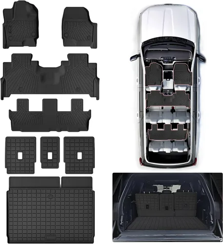 Miniatura 61 de Revestimientos de suelo para Acura ADX y Honda HR-V 2023-2026 TPE 2023-2026 TPE protección para todo tipo de clima, tapetes de primera y 2ª fila