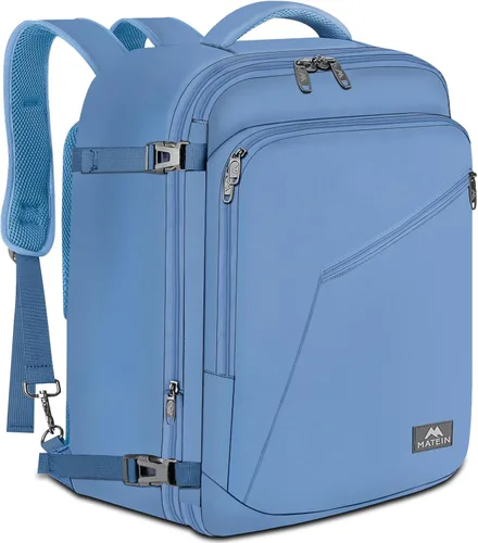 Miniatura 57 de MATEIN - Mochila de viaje extragrande de 10.56 galones, mochila de viaje ampliable apta para aerolíneas, para viajeros de fin de semana, hombres
