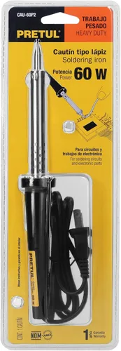 Miniatura 4 de Soldador tipo lápiz 60 vatios sin accesorios, Pretul