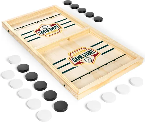 Juego de mesa de disco de cabestrillo de madera