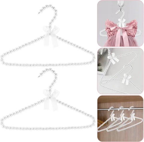 Miniatura 9 de Alipis Perchas de bebé para armario, 2 piezas, ganchos acolchados para niños y niñas, suaves