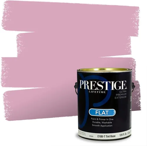 Miniatura 42 de Prestige Paints - Pintura exterior e imprimación en uno, 1 galón, plano, E500-P-A011GP