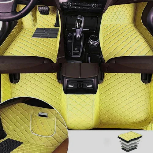 Miniatura 18 de Alfombras para todo tipo de clima de TAHALI - Alfombrillas impermeables, antideslizantes, de cuero para automóviles, SUV, camiones - Proteja