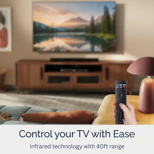 Miniatura 8 de XRT136 Vizio Smart TV Remoto Reemplazo – Fácil configuración, infrarrojo, teclas de acceso directo, control remoto universal para televisores