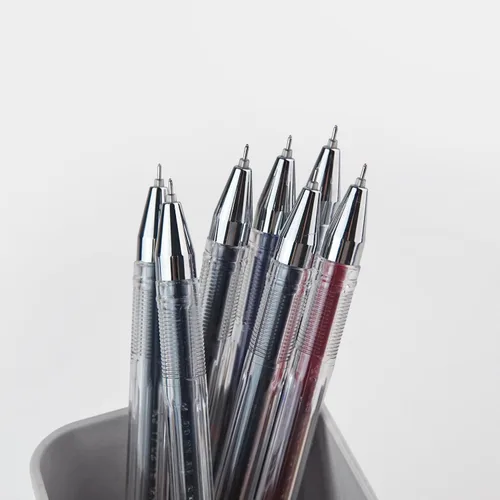 Miniatura 6 de Dong-A Bolígrafo de tinta de punta ultrafina de 0.012 in, 10 colores surtidos, bolígrafos de gel de línea fina y tacto suave, bolígrafos de tinta