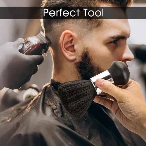 Miniatura 5 de 2 cepillos de peluquería para quitar el cabello suelto, cepillos profesionales de corte de cabello, cepillo de peluquero suave para cepillar