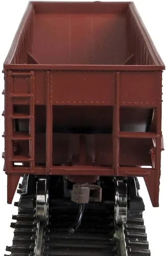 Miniatura 3 de Walthers Trainline Tolva compensada - Listo para funcionar- Escala HO nacional canadiense (marrón, blanco; logotipo grande)