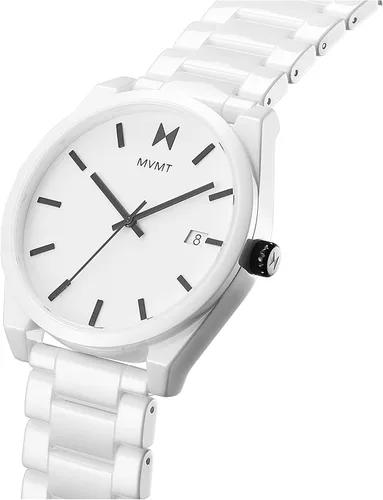 Miniatura 2 de MVMT Element Ceramic Reloj para hombre 1.693in, Blanco, Elemento de cerámica