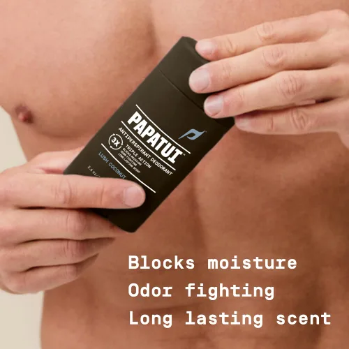 Miniatura 5 de Papatui by Dwayne Johnson Antitranspirante de triple acción para hombres Control de sudor, neutralizador de olores y nutrición de la piel Coco