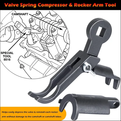 Miniatura 2 de Bonbo Instalador de removedor de brazo basculante y compresor de resorte de válvula perfecto para motores Chrysler Dodge Jeep 3.7L 4.7L, similar a