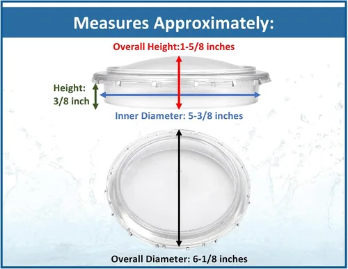 Miniatura 4 de Tapa de repuesto para bomba de piscina SuperFlo VS & VST, SuperFlo Doe, Sta-Rite SuperMax VS Bomba de piscina/spa enterrada