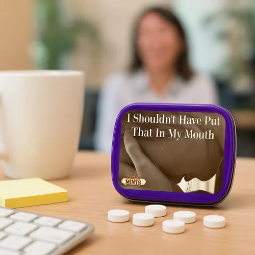 Miniatura 6 de I Shouln't Have Put That In My Mouth Mints – Divertida lata de menta para aliento fresco – Regalo divertido de broma, relleno de calcetines