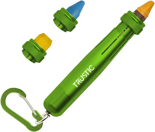 Miniatura 10 de Soporte para crayones de quilla de madera para crayones redondos o hexagonales de 1/2", soporte de metal de carpintero de construcción resistente