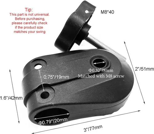 Miniatura 3 de Accesorios de plástico para columpio de jardín para RUS4180-2002 Swing, engranaje de 2 "con 30 dientes (1PCS/CTN)