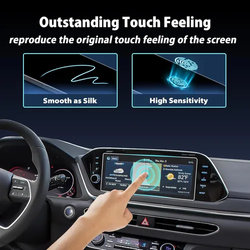 Miniatura 7 de Protector de pantalla para Hyundai Sonata 2020-2023 de 10.25 pulgadas 2023 Sonata Accesorios Sonata DN8 SE/SEL/Limited/N Line/SEL Plus Película
