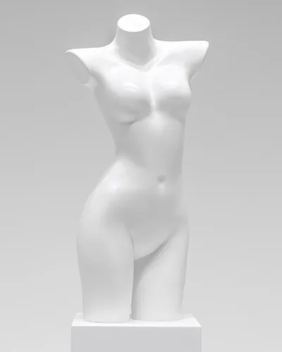 Vestido femenino de medio cuerpo con forma de torso para lencería, soporte de maniquí para exhibición de ropa, tienda al por menor de maniquí,