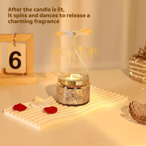 Miniatura 3 de Velas de libélula, regalos para mujeres, regalo divertido para ella, regalos de cumpleaños únicos para hermana con caja de regalo, vela perfumada
