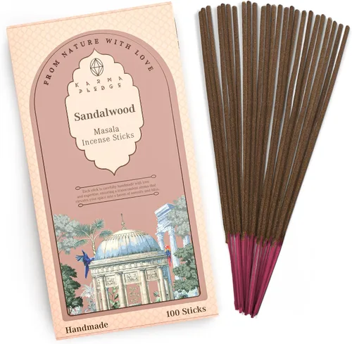 Miniatura 22 de Bakhoor - Varitas de incienso orgánicas sumergidas a mano, 100 varillas con hierbas naturales e ingredientes aromáticos, tiempo de combustión de 45