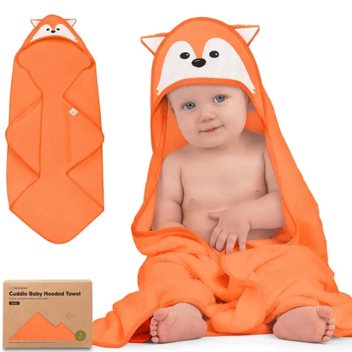 Miniatura 13 de KeaBabies Toalla de bebé con capucha para recién nacido, viscosa derivada de bambú, toallas de baño grandes con capucha para niños, niñas, niños
