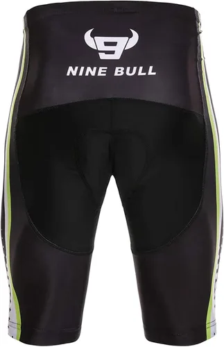Miniatura 3 de Conjunto de camiseta de ciclismo para hombre, camiseta reflectante de secado rápido y pantalones cortos de ciclismo acolchados 3D
