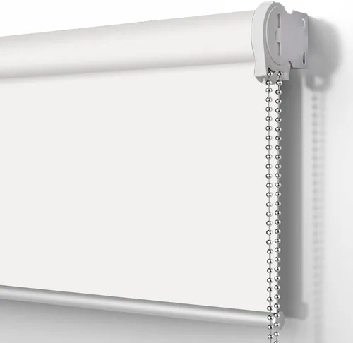 Miniatura 11 de Persianas de ventana enrollables con protección UV, persianas opacas personalizadas color beige, elegantes persianas enrollables, ahorro de energía
