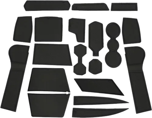 Miniatura 8 de Auovo Alfombrillas antipolvo para Volkswagen VW Tiguan accesorios 2024 2023 2022 2021 2020 2019 2018 personalizados portavasos, puertas y consolas