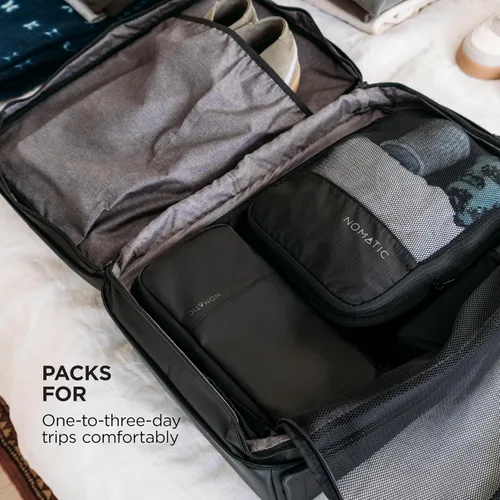 Miniatura 7 de NOMATIC Paquete de viaje - Mochila para laptop resistente al agua - Mochila expandible compatible con TSA, Negro, 20 l, Bolsa para portátil