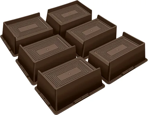 Miniatura 11 de ANNKUT Elevadores de cama de 2 pulgadas, resistentes, elevadores de sofá de gran tamaño, elevadores de muebles extra anchos para sofá, mesa