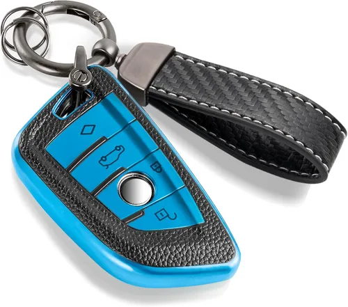 Miniatura 37 de para Cadillac - Funda para llavero con cuerda trenzada metálica, funda suave mejorada para 2020 en adelante CT4 CT5 CT6 XTS XT4 XT5 ATS, etc.
