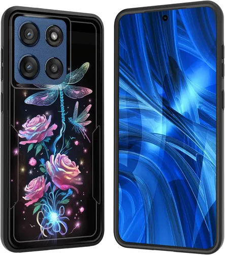 Miniatura 159 de Funda para Moto G 5G 2023, [probada en caídas de grado militar], resistente, resistente, resistente, a prueba de golpes, funda protectora