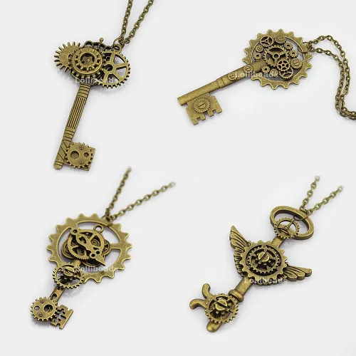 Miniatura 6 de (TM Antiqued Metal Skeleton Steampunk Watch Gear Cog Wheel Sets